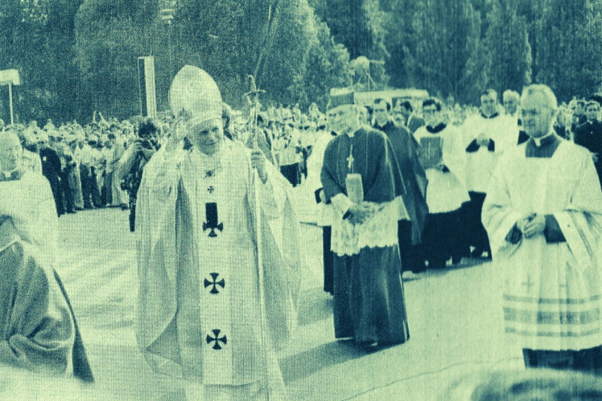 Påven Johannes Paulus II besöker kommunistiska Polen 1979