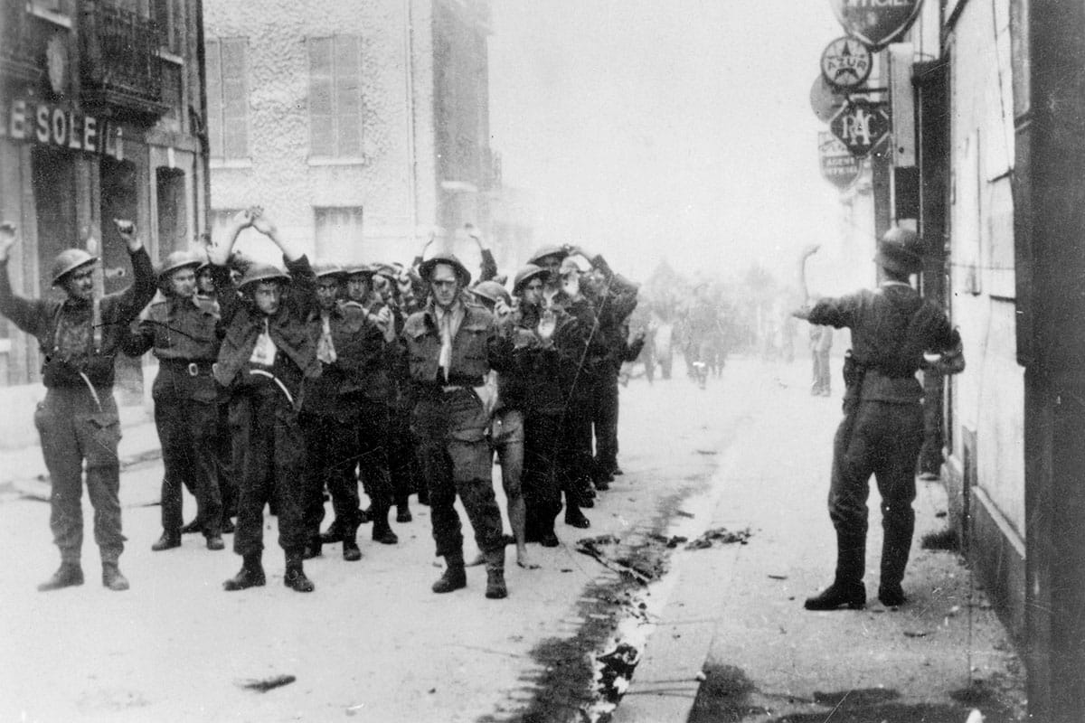 Kanadensiska krigsfångar vid Dieppe