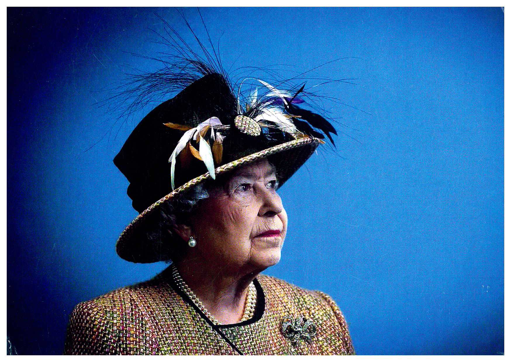Porträtt av drottning Elizabeth II