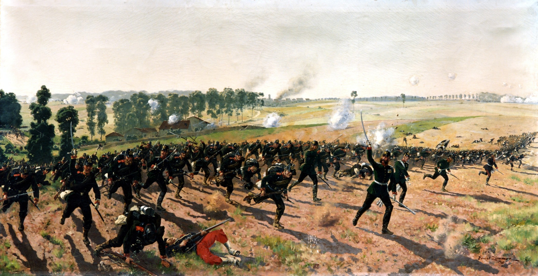 Lauenburgiska jägarbatiljonen nr 9 av Ernst Zimmer