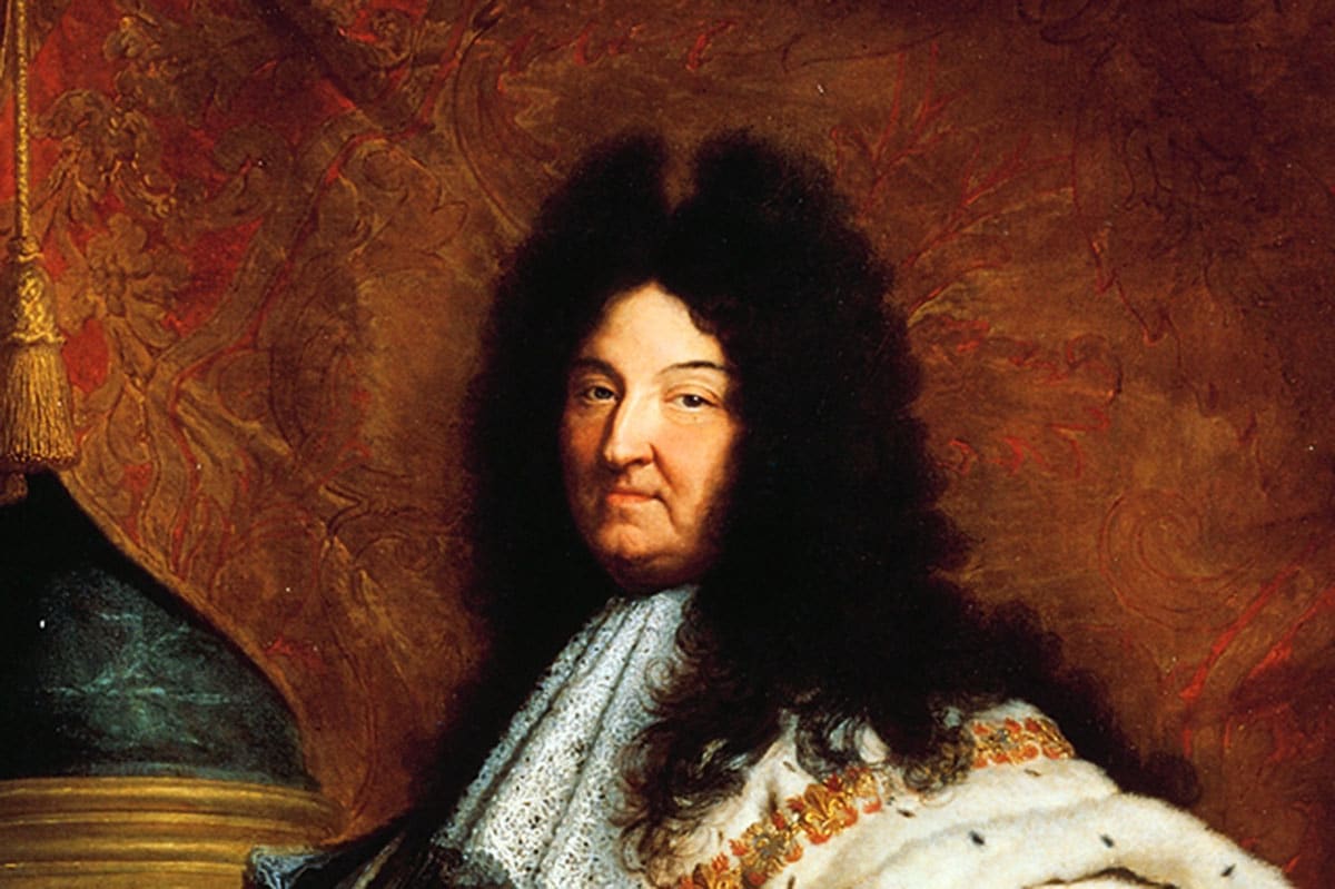Kung Ludvig XIV med peruk