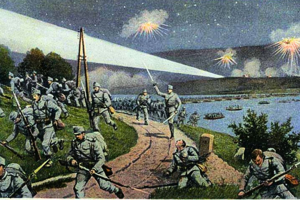 Österrike ungerns anfall på Serbien 1914