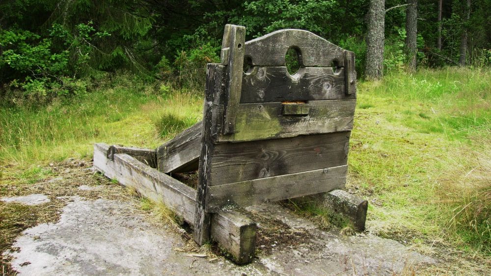 Skamstock vid Skottvångs gruva i Södermanland.