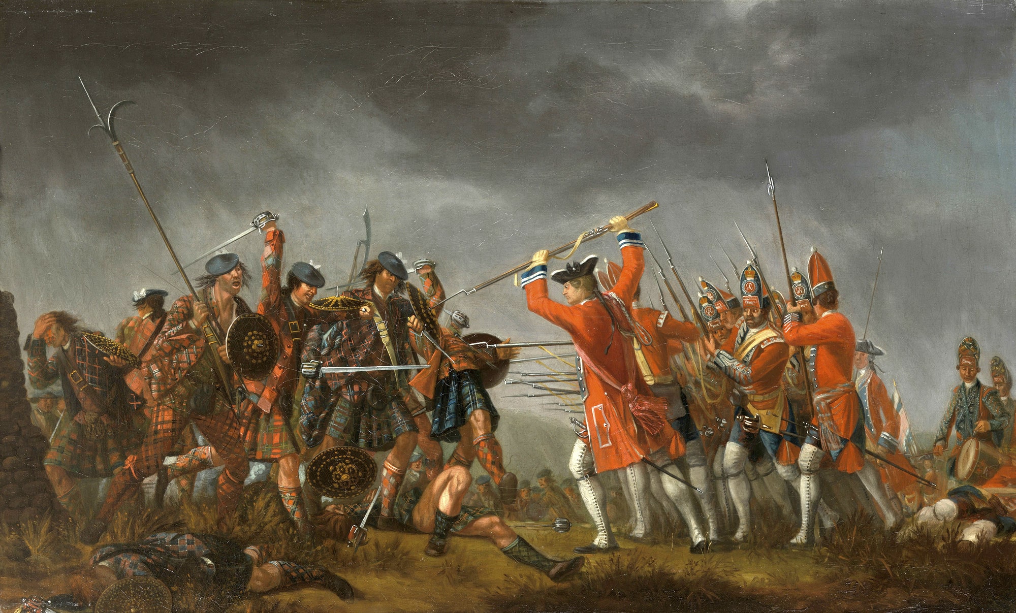 Slaget vid Culloden år 1746
